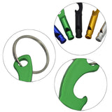 2Pcs Stylish Portable Aluminum Alloy Outdoor Sports Whistle Bottle Opener Tool